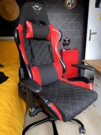 Game stoel, Huis en Inrichting, Bureaustoelen, Ophalen, Zwart, Zo goed als nieuw, Gaming bureaustoel