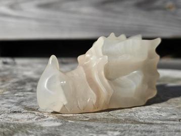 Prachtig zachte gestreepte calciet draak beschikbaar voor biedingen