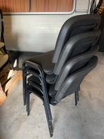 8 Stoelen: 4 Stof, 4 Kunststof - Setprijs!, Gebruikt, Ophalen of Verzenden, Vijf, Zes of meer stoelen, Stof