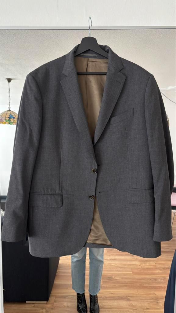 Grijs heren colbert – 100% wol – maat 50 (A5), Kleding | Heren, Kostuums en Colberts, Zo goed als nieuw, Maat 48/50 (M), Grijs