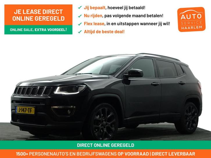 Jeep Compass 1.3T S Night Eagle Aut- Xenon Led, Keyless, Stu, Auto's, Jeep, Bedrijf, Te koop, Compass, ABS, Achteruitrijcamera