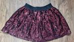 Bordeaux rood glitter pailletten rokje Jubel maat 98, Ophalen of Verzenden, Meisje, Jurk of Rok