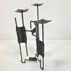 Vintage brutalist Kandelaar, jaren '60, Brons mid century, Ophalen of Verzenden, Koper of Brons