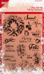 Clear stamps - Merry Christmas, Hobby en Vrije tijd, Stempelen, Ophalen of Verzenden, Nieuw, Clearstamp