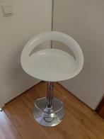 Witte barkruk, Ophalen, Gebruikt, 60 tot 90 cm, 1 kruk