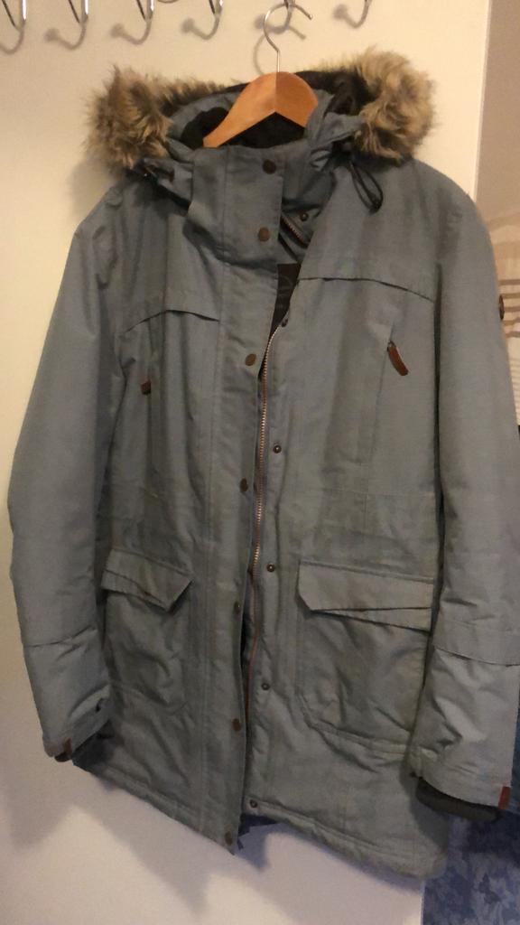 Winterjas van Human Nature, Kleding | Dames, Jassen | Winter, Zo goed als nieuw, Blauw, Ophalen of Verzenden