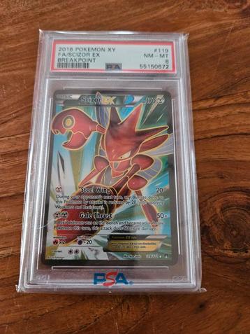 Pokémon Breakpoint Scizor EX 119 PSA 8 beschikbaar voor biedingen