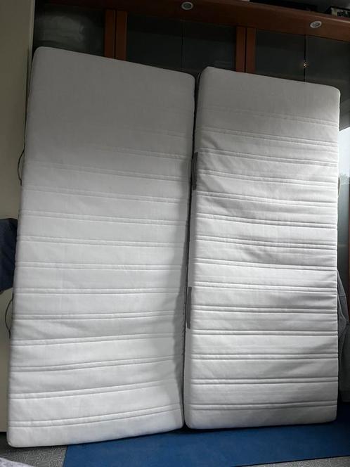 2x Ikea Malvik matras. 200 x 90 x 14 cm, Huis en Inrichting, Slaapkamer | Matrassen en Bedbodems, Gebruikt, Matras, 90 cm, 200 cm