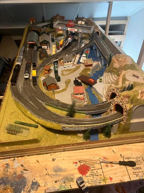 Ho modelbouw marklin treinbaan, Hobby en Vrije tijd, Modeltreinen | N-Spoor, Zo goed als nieuw, Rails, Gelijkstroom, Overige merken