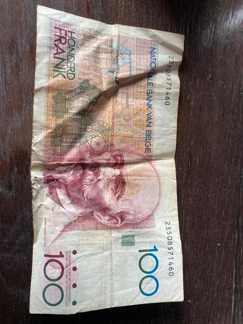 Belgische 100 Frank Bankbiljet - 1964, Postzegels en Munten, Bankbiljetten | België, Los biljet, Ophalen of Verzenden