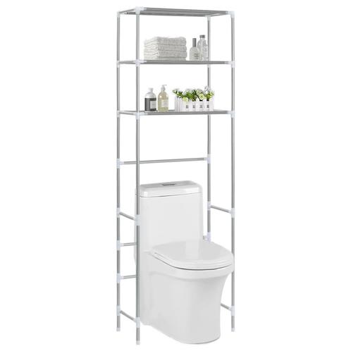 Opbergrek handdoekrek toilet wc zilver GRATIS BEZORGD!, Huis en Inrichting, Badkamer | Badtextiel en Accessoires, Nieuw, Handdoekenrek