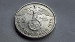 WO2 2 Reichsmark 1939G zilver nazi duitsland 2, Postzegels en Munten, Munten | Europa | Niet-Euromunten, Ophalen of Verzenden