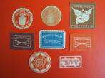 poststukken sluitzegels PTT post telegraafdienst 8 stuks, Postzegels en Munten, Brieven en Enveloppen | Nederland, Ophalen of Verzenden