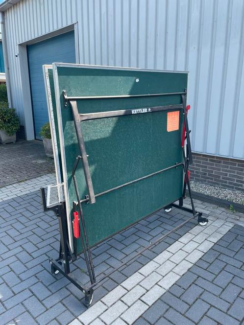 Kettler tafeltennistafel, Sport en Fitness, Tafeltennis, Gebruikt, Tafel Indoor, Inklapbaar, Verrijdbaar, Wedstrijdformaat, Ophalen