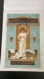 Losse herprint Adrianus van den Eelaart Schiedam likeur, Ophalen of Verzenden, Zo goed als nieuw, Overige typen