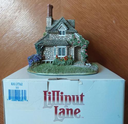 Lilliput Lane Rose Cottage, Verzamelen, Beelden en Beeldjes, Zo goed als nieuw, Overige typen, Ophalen of Verzenden
