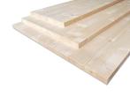 Meubelpaneel | Massief vuren hout | 18, 27 en 40 mm dik, Verzenden, Nieuw, Hout, 20 tot 50 mm