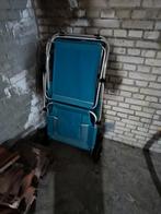 Strandstoel met wielen - Gratis 2, Tuin en Terras, Ligbedden, Ophalen of Verzenden, Gebruikt, Metaal, Verrijdbaar