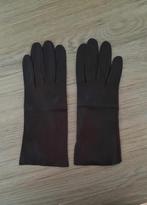 VINTAGE LEREN DAMES HANDSCHOENEN dun gevoerd MAAT 6 BRUIN, VINTAGE LEER LEDER MAAT 6, Ophalen of Verzenden, Zo goed als nieuw