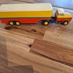 DAF TORPEDO & RONDE ZWANEHALS GESLOTEN TRAILER NETJES IN LAK, Verzenden, Zo goed als nieuw, Bus of Vrachtwagen, Lion Toys