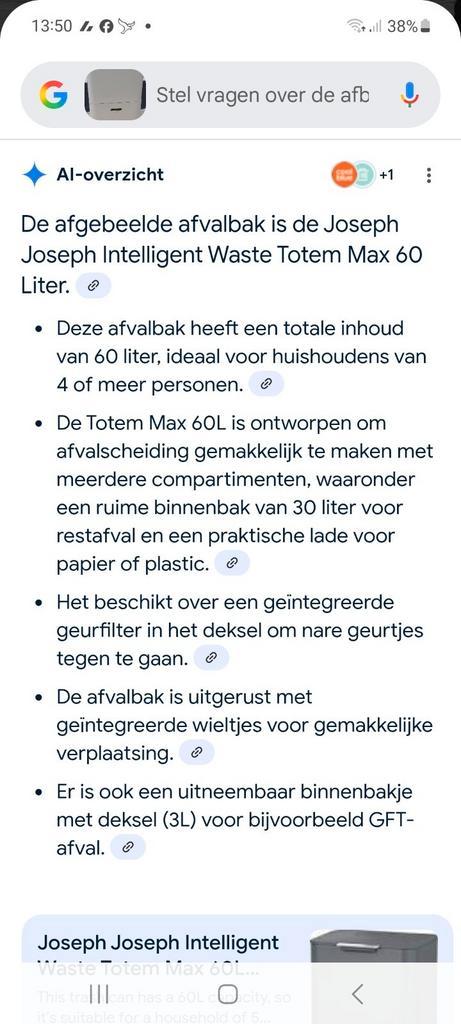 Afvalbak joseph joseph, Huis en Inrichting, Keuken | Keukenbenodigdheden, Ophalen