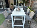Bar tafels met barkrukken, Ophalen, Gebruikt, Tuinset, Overige materialen