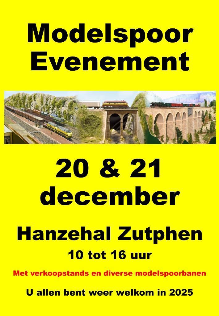 Modelspoorbouwweekend / met modelspoorbanen, Verzamelen, Spoorwegen en Tramwegen, Nieuw, Trein, Schaalmodel, Ophalen
