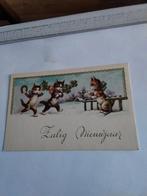 POESJES. MET KLAVERTJES. ZALIG NIEUWJAAR, Ophalen of Verzenden, Voor 1920, Feest(dag)