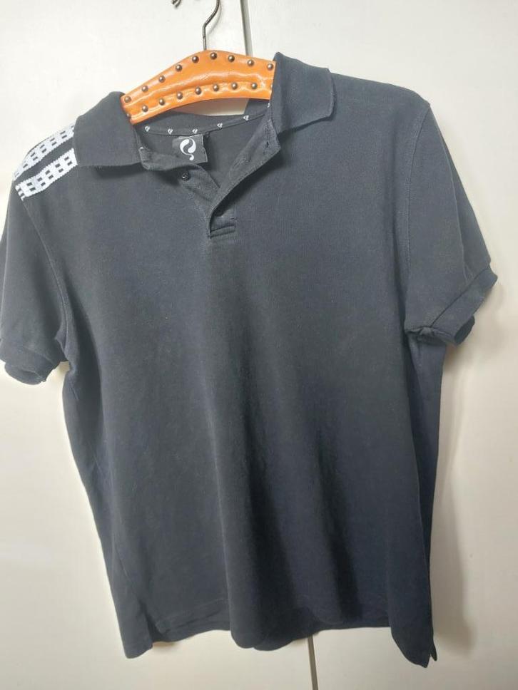Heren poloshirt zwart merk Q maat Senior XL, Kleding | Heren, Polo's, Gedragen, Maat 56/58 (XL), Zwart, Ophalen of Verzenden