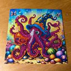 Diamond painting kaart  octopus 2, Ophalen of Verzenden, Zo goed als nieuw, Overige thema's