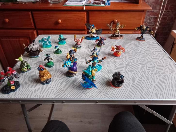 Skylanders Giants + Losse Poppetjes +2x ps3 spellen,kaartjes, Kinderen en Baby's, Speelgoed | Actiefiguren, Gebruikt, Ophalen