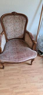 Antieke Stoel - Rose Bruin, Huis en Inrichting, Fauteuils, Antiek, Hout, Minder dan 50 cm, Gebruikt