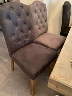 Eettafel met stoelen en lounge bank, Huis en Inrichting, Stoelen, Gebruikt, Overige kleuren, Ophalen of Verzenden, Vier