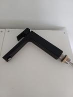 Moderne zwarte badkamerkraan, Minder dan 50 cm, Ophalen of Verzenden, Zo goed als nieuw, Minder dan 25 cm