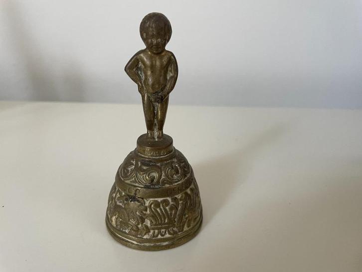 C562 Tafelbel Manneke Pis. Tafelbelletje Marcus Angelus, Antiek en Kunst, Curiosa en Brocante, Ophalen of Verzenden