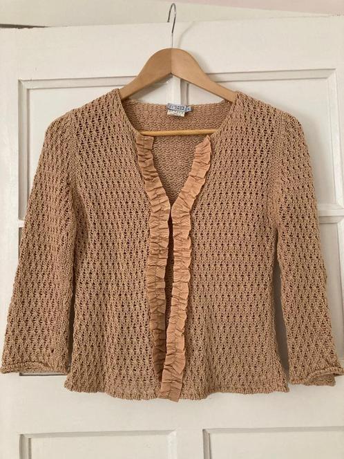 Vestje van No Man's Land - maat XS, Kleding | Dames, Truien en Vesten, Zo goed als nieuw, Maat 34 (XS) of kleiner, Beige, Ophalen of Verzenden