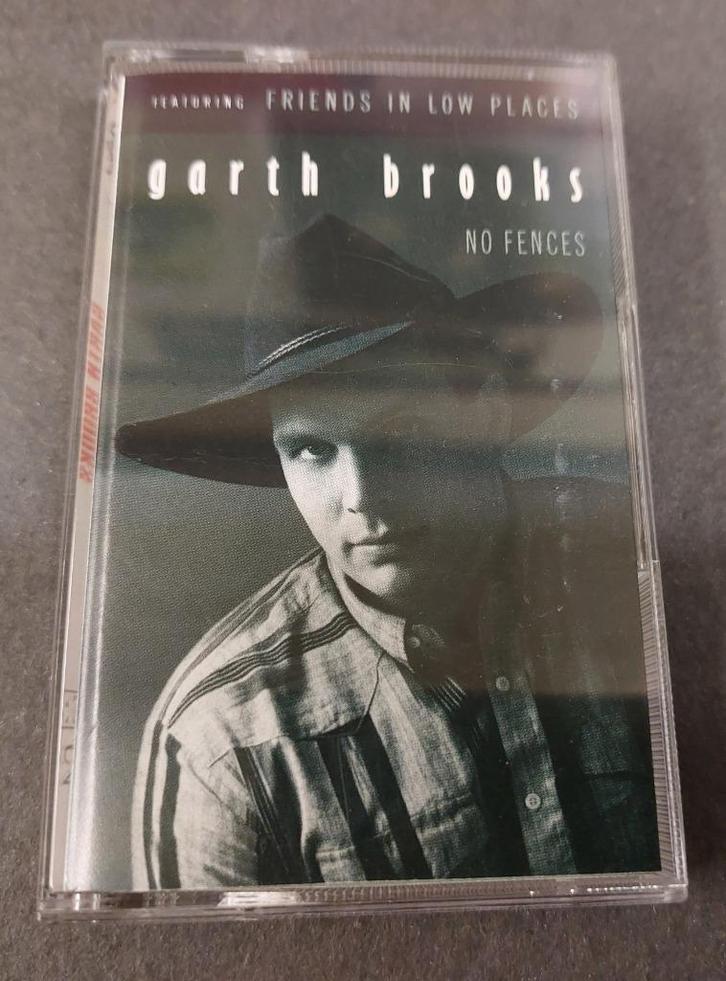 Garth Brooks CASSETTE No Fences Friends in low places, Cd's en Dvd's, Cassettebandjes, Gebruikt, Origineel, Country en Western