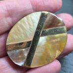 Broche parelmoer, Ophalen of Verzenden, Zo goed als nieuw, Overige materialen