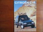 Citroën C15 RE / RD Familiale, Boeken, Auto's | Folders en Tijdschriften, Nieuw, Citroën, Ophalen of Verzenden
