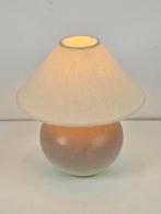 Vintage scandinavische stoneware tafellamp bol keramiek ‘60, Overige materialen, N, Vintage, Ophalen of Verzenden