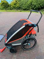 Thule Chariot Cross 2 fietskar met regenhoes en zonnescherm, Fietsen en Brommers, Fietsaccessoires | Aanhangers en Karren, Ophalen