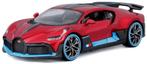 Bugatti DIVO 2024     ( Rood/licht blauw ), Ophalen of Verzenden, Nieuw, Auto, Maisto