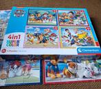 Paw patrol 4 in 1 puzzel compleet, Ophalen, 10 tot 50 stukjes, Zo goed als nieuw, 2 tot 4 jaar