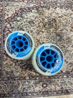 Double ff skeelerwielen 90 en 100mm q5, Ok, Nieuw, Inline skates 4 wielen, Ok