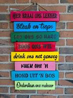 Houten Trendy handgemaakte XL tekstladder naar uw idee, Info@rwhoutidee.nl, Nieuw, Ophalen of Verzenden, RW Houtidee