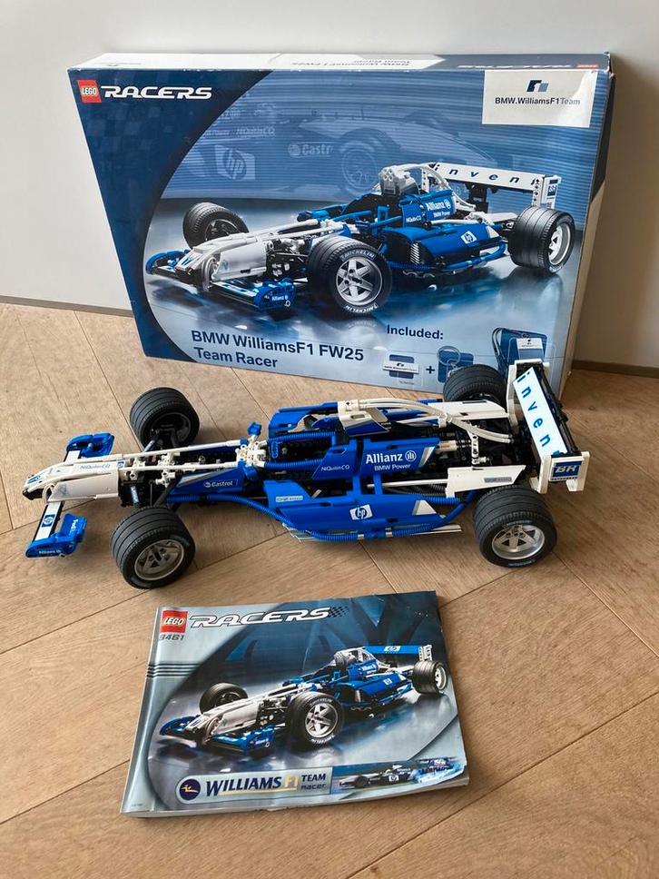 Mooie Lego 8461 - BMW Williams F1 FW25 Team Racer, Kinderen en Baby's, Speelgoed | Duplo en Lego, Zo goed als nieuw, Ophalen of Verzenden