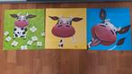 3 Leuke posters met een grappige koe, Ophalen of Verzenden, Nieuw, Overige typen