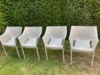 Starck No tuinstoelen 4 stuks grijs taupe, Ophalen, Gebruikt, Kunststof, Stapelbaar