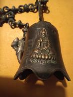 Boeddha koperen bel 60 cm hoog met klepel gewicht 1,5 kilo, Ophalen of Verzenden