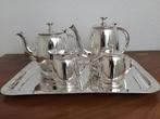 Prachtig 5 delig verzilverd koffie/thee servies, Antiek en Kunst, Ophalen of Verzenden, Zilver